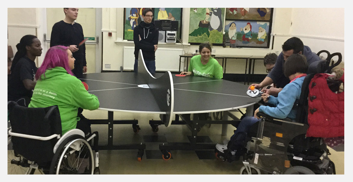 T3 Academy visit whizz kidz in swansea